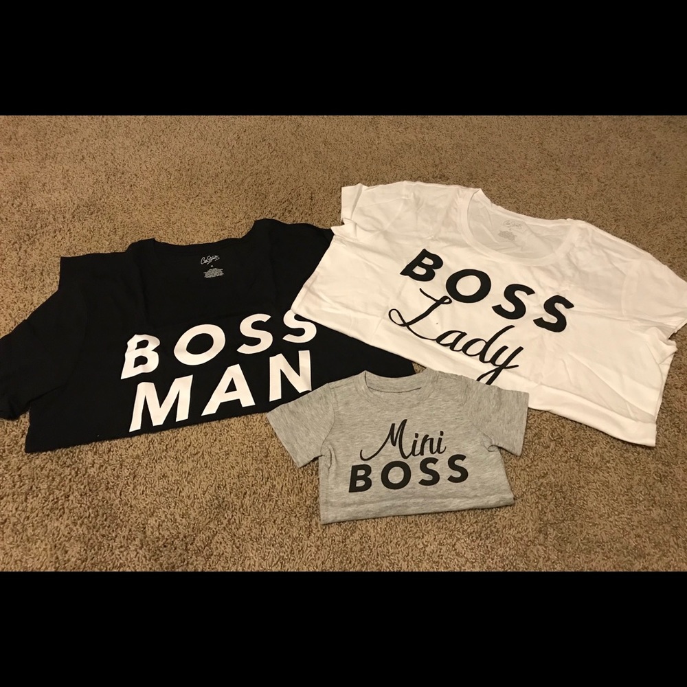 Boss Family Shirt set